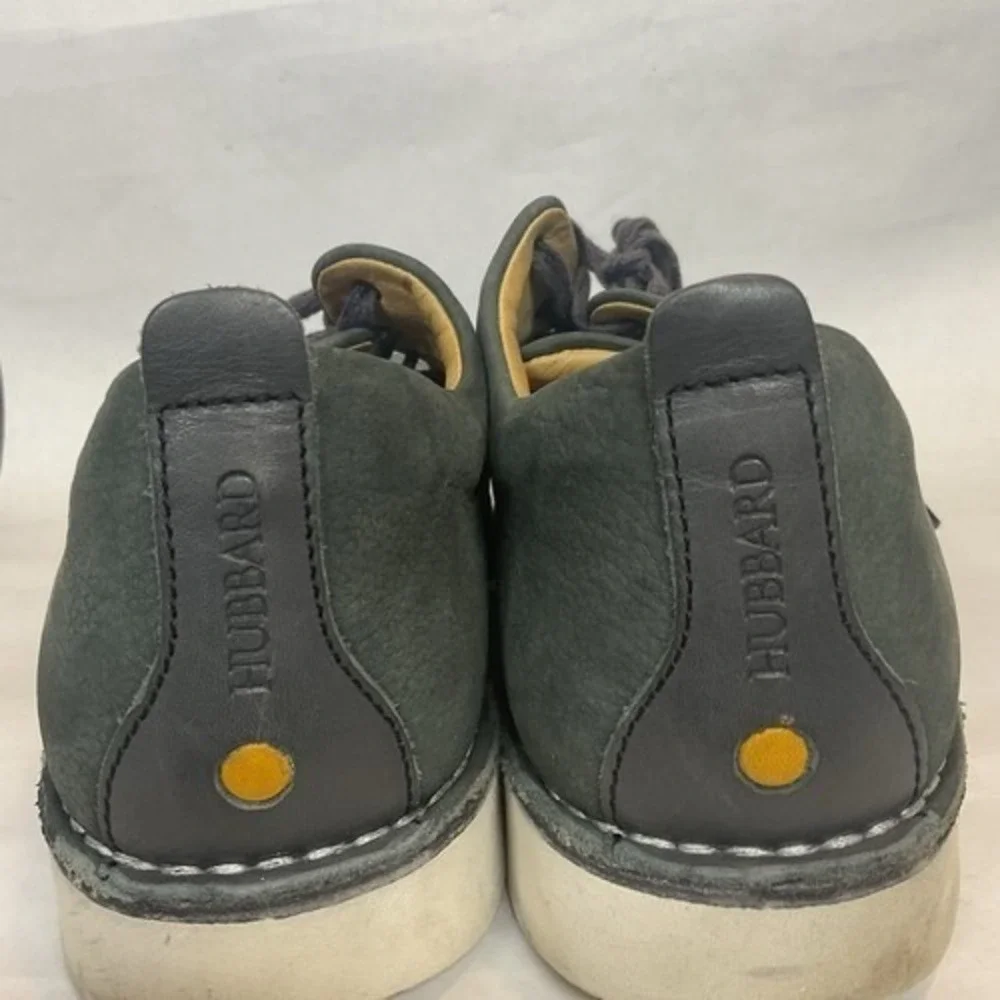Samuel Hubbard Slate Green Lace Up Oxfords Shoes Men 11.5M Portugal Nubuck